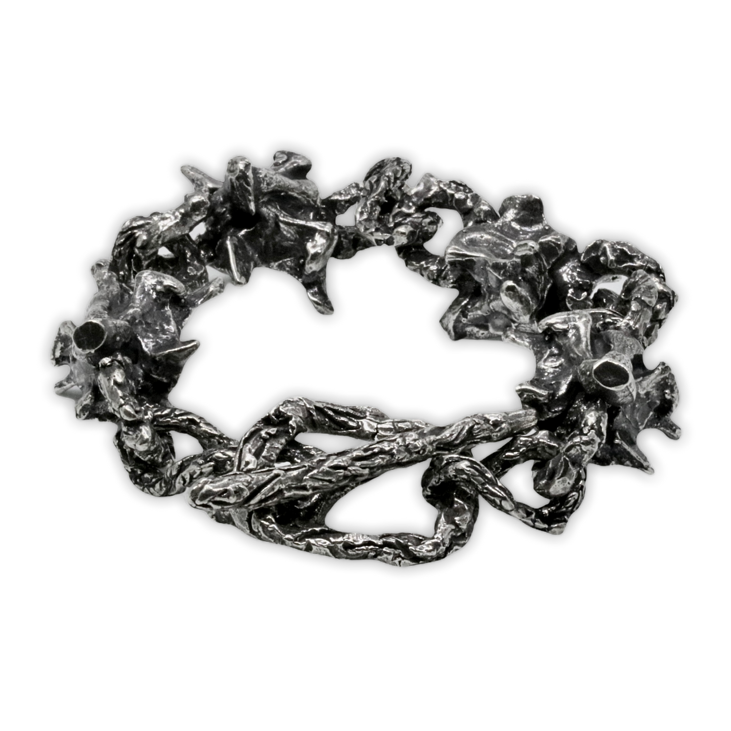 METAL PYTHON VERTEBRAE WRIST CHAIN