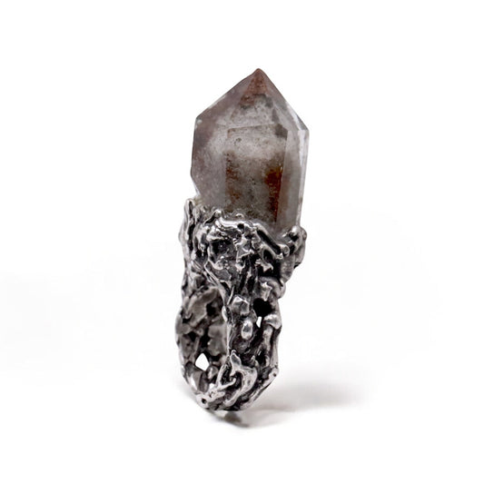 SMOKEY QUARTZ COCKTAIL RING