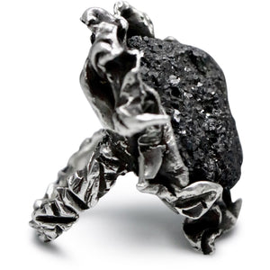 Oxidized Black Bixbyite Ring-Ring-Alex Skeffington