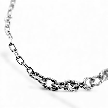 METAL MIXED CHAIN NECKLACE III.