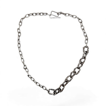 METAL MIXED CHAIN NECKLACE III.