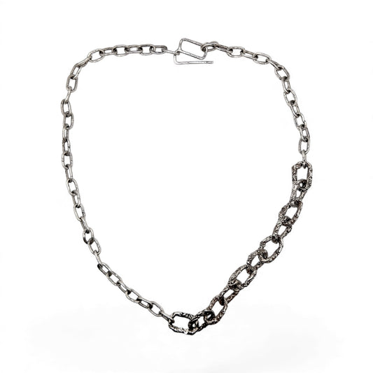 METAL MIXED CHAIN NECKLACE III.