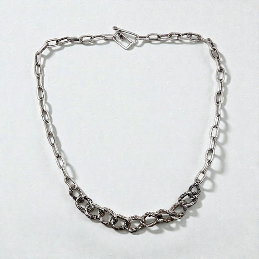 METAL MIXED CHAIN NECKLACE II.