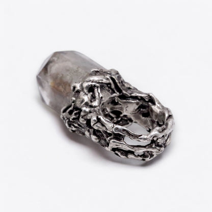 SMOKEY QUARTZ COCKTAIL RING