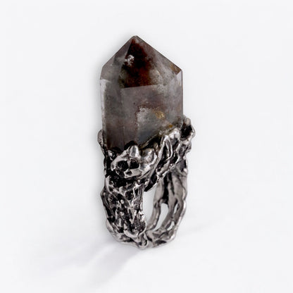 SMOKEY QUARTZ COCKTAIL RING