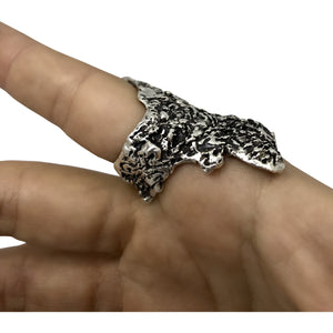Liquified Metal Wrap Ring-Ring-Alex Skeffington