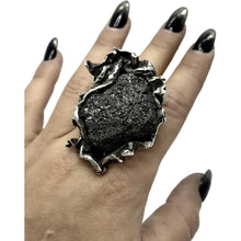 Load image into Gallery viewer, Oxidized Black Bixbyite Ring-Ring-Alex Skeffington